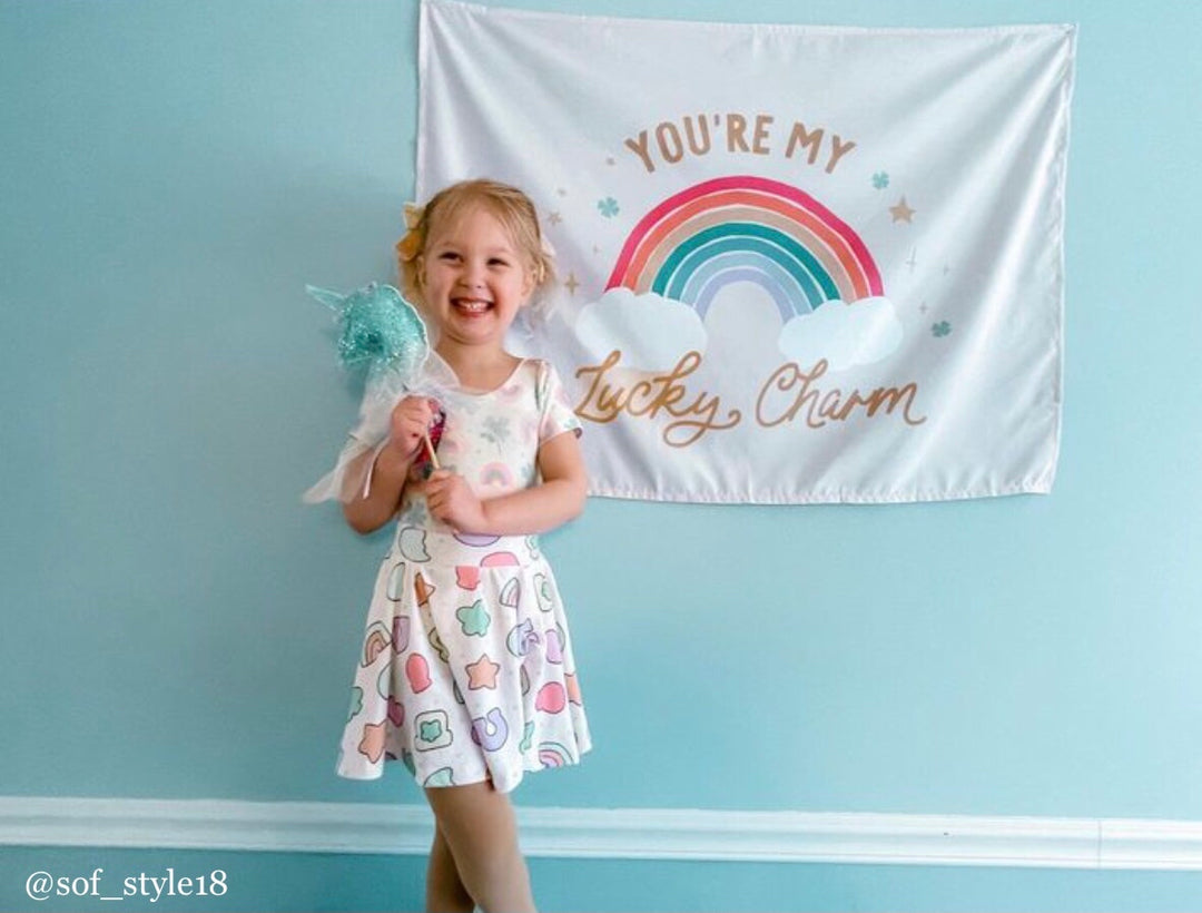 {Neutral Rainbow} You're My Lucky Charm Banner
