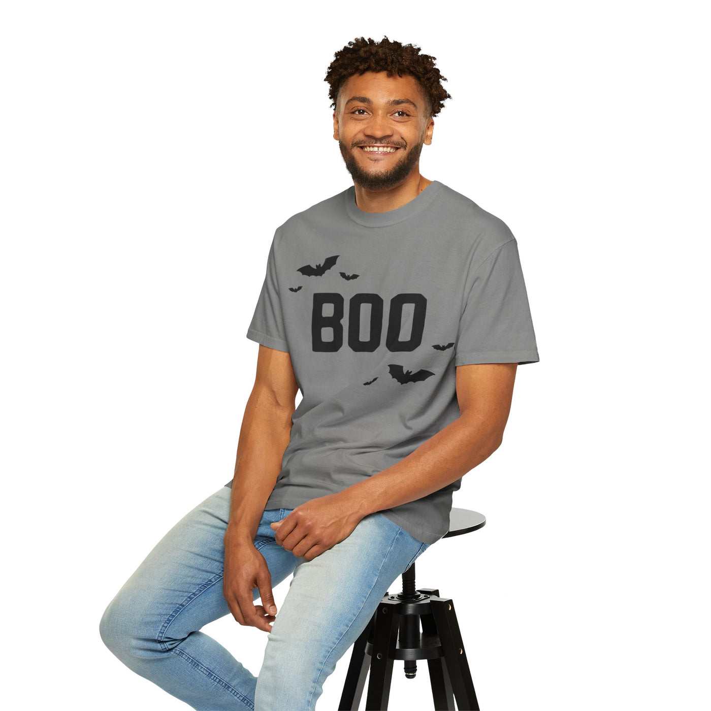 Boo Black Bats T-Shirt {Adult}