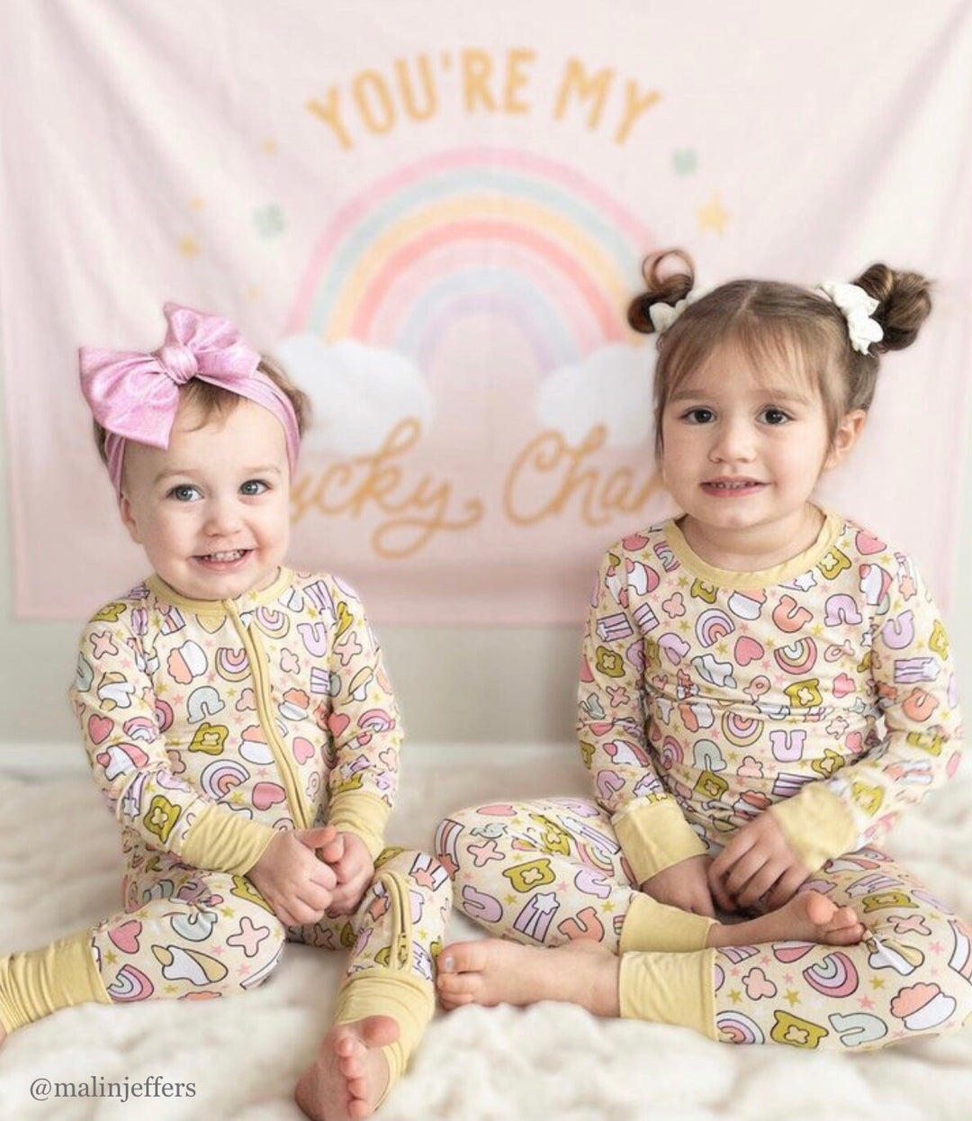 {Rainbow Pink} You're My Lucky Charm Banner