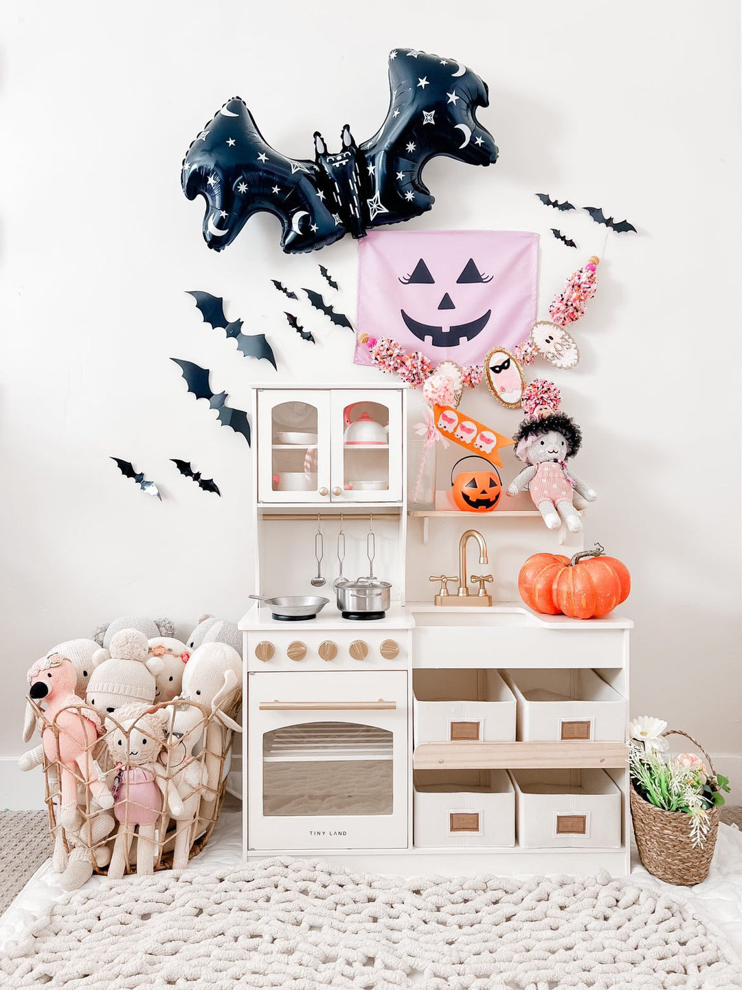 {Purple} Pumpkin Face Banner