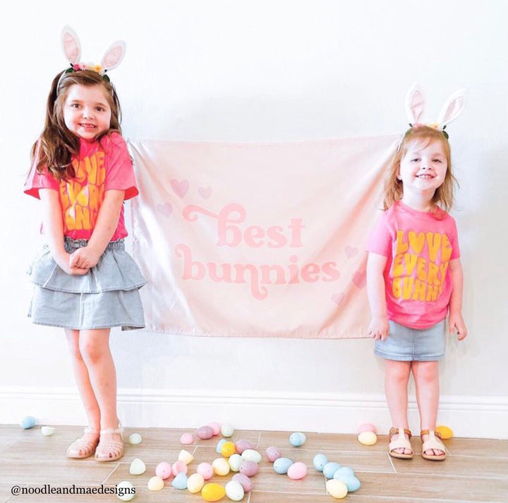 {Pink} Best Bunnies Banner