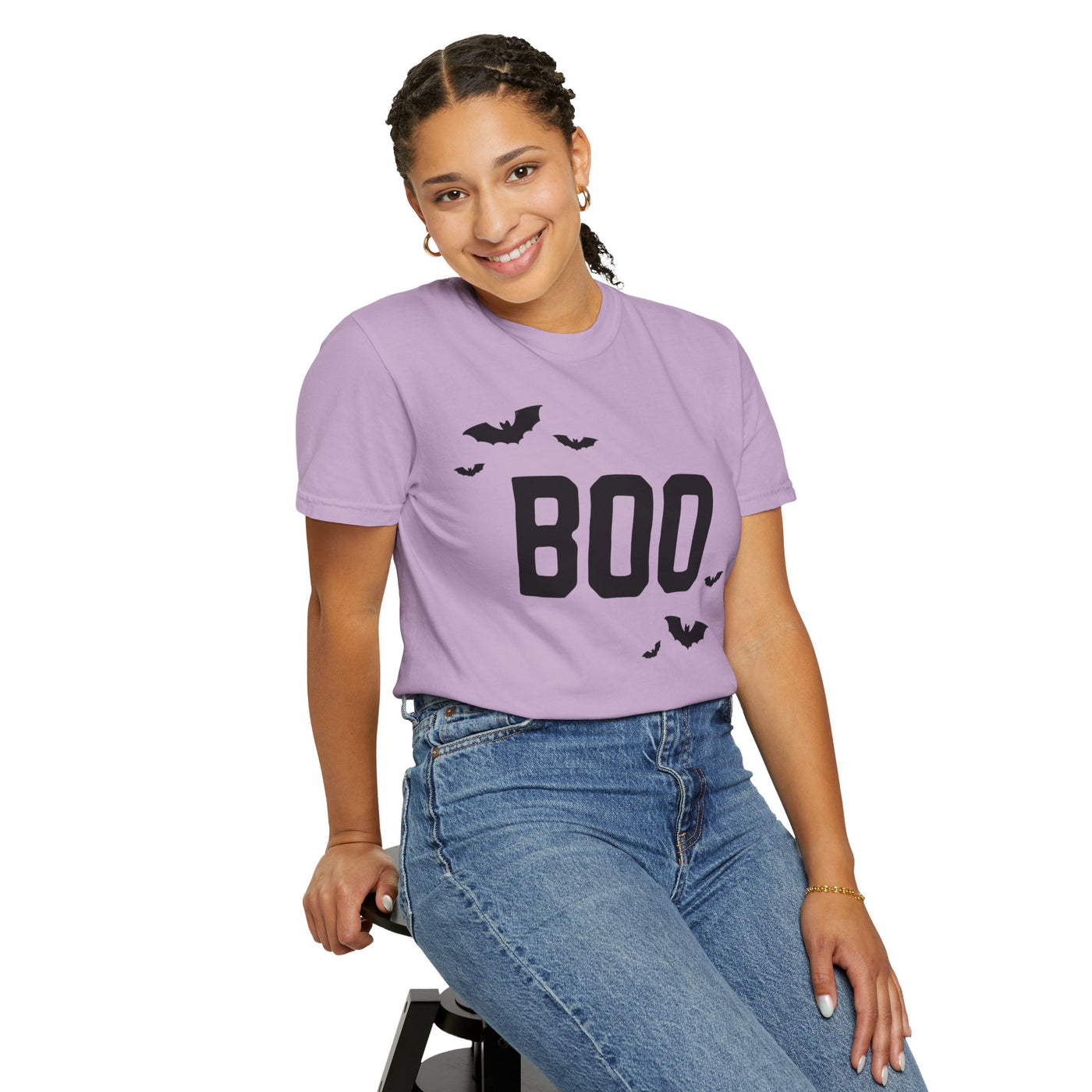 Boo Black Bats T-Shirt {Adult}