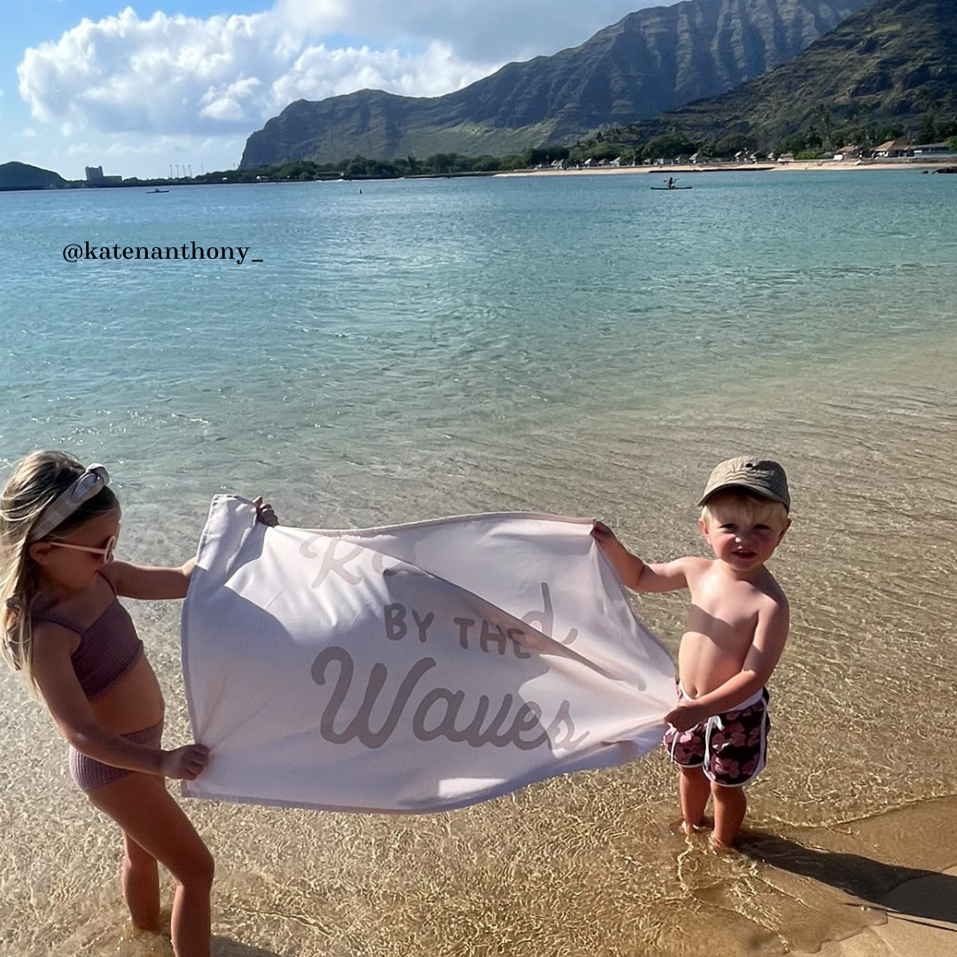 {Sand Grey} Raised by the Waves Banner