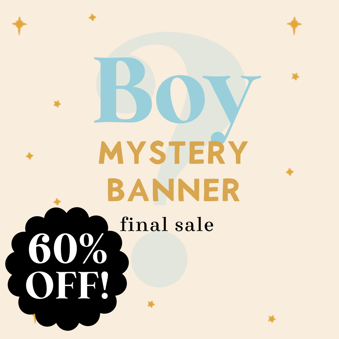 60% off Boy Mystery Holiday + Seasonal Original Size Banner
