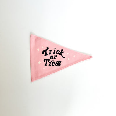 {Pink} Trick or Treat Flag