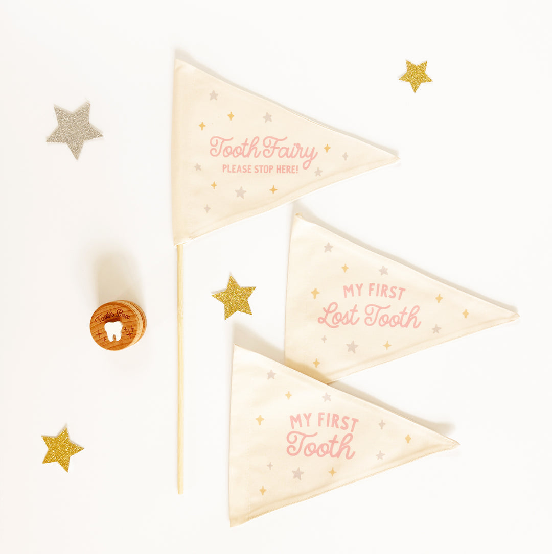 Pink Tooth Fairy Flags
