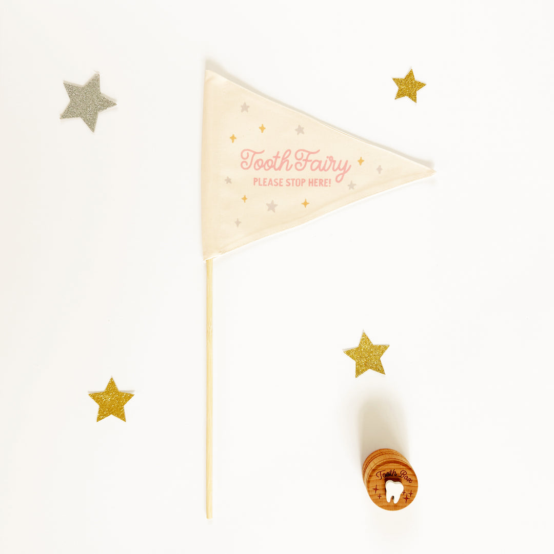 Pink Tooth Fairy Flags