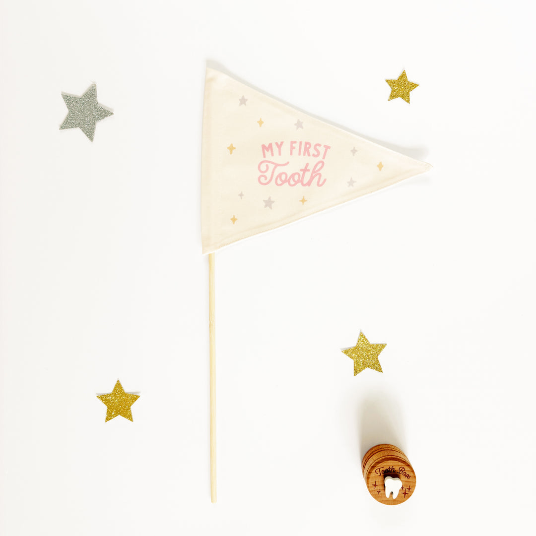 Pink Tooth Fairy Flags