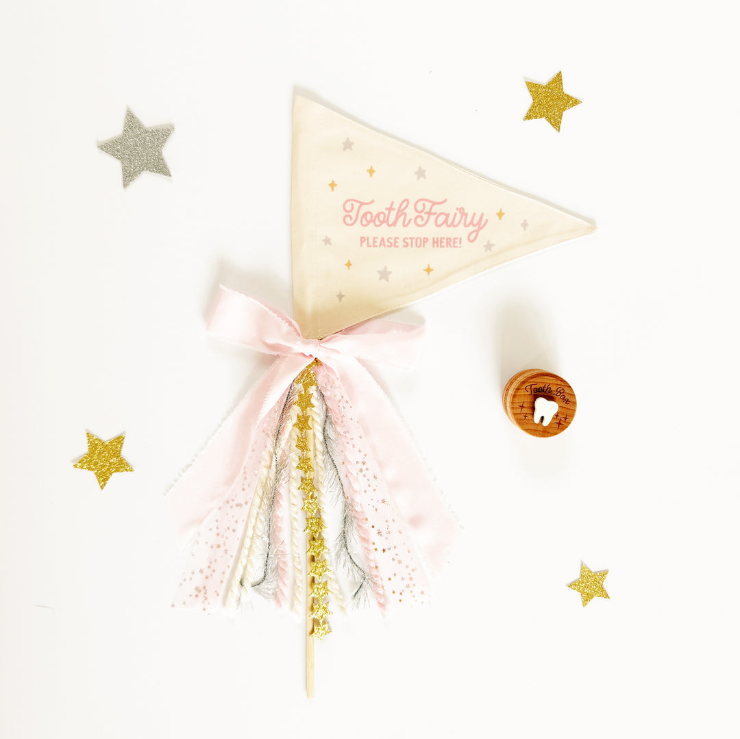 Pink Tooth Fairy Flags