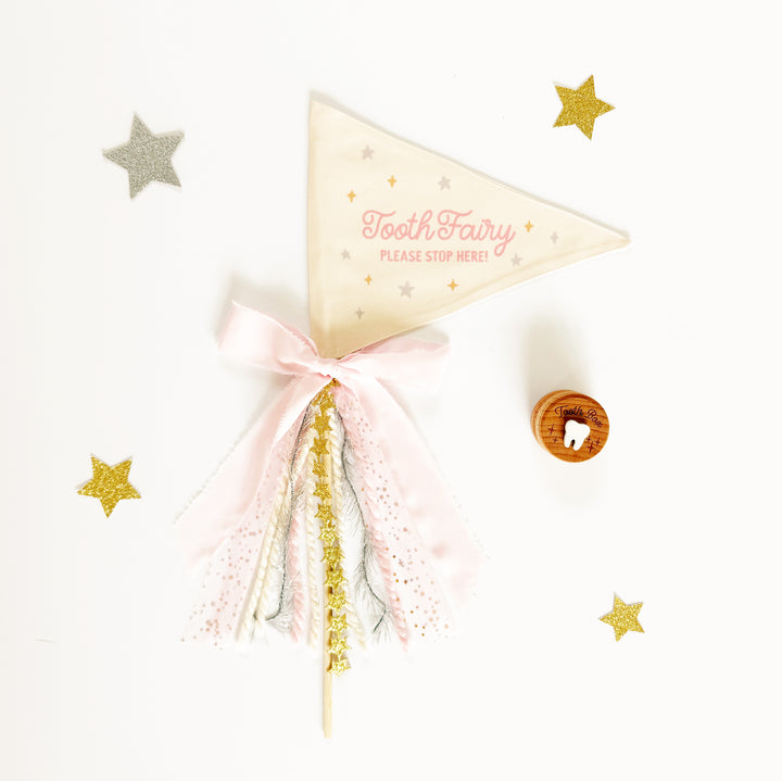 Pink Tooth Fairy Flags