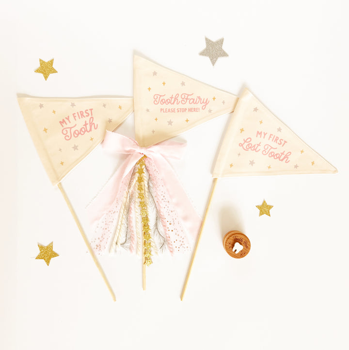 Pink Tooth Fairy Flags