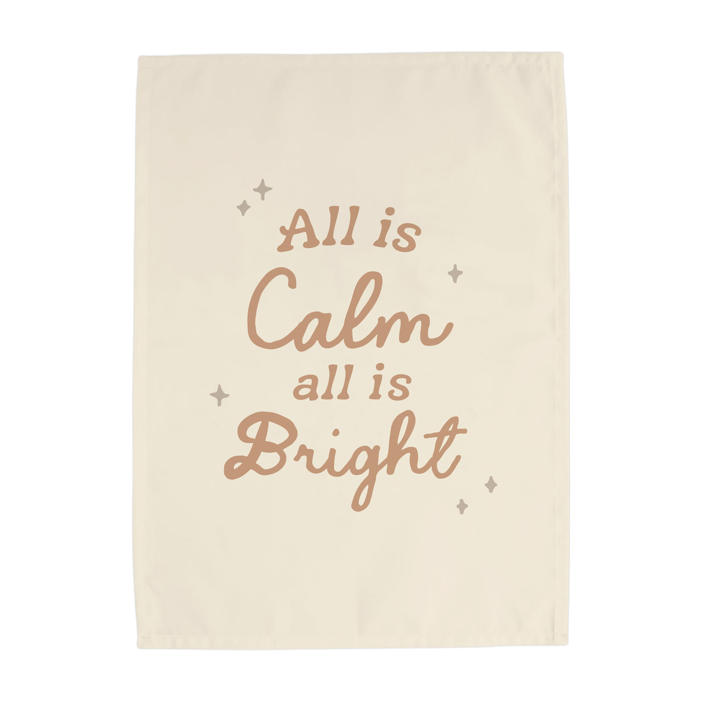 {Gold + Silver} All is Calm, All is Bright Banner