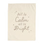 {Silver} All is Calm, All is Bright Banner
