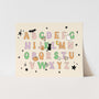 {Traditional} Halloween Alphabet Art Print
