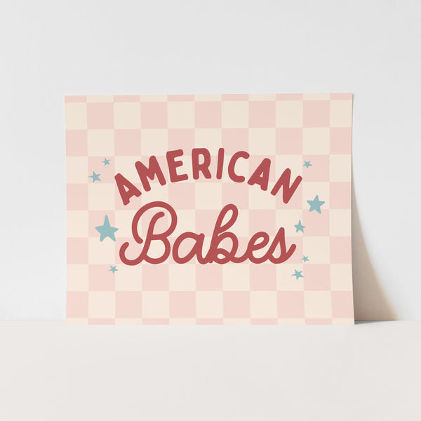 American Babes Art Print