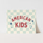 American Kids Art Print