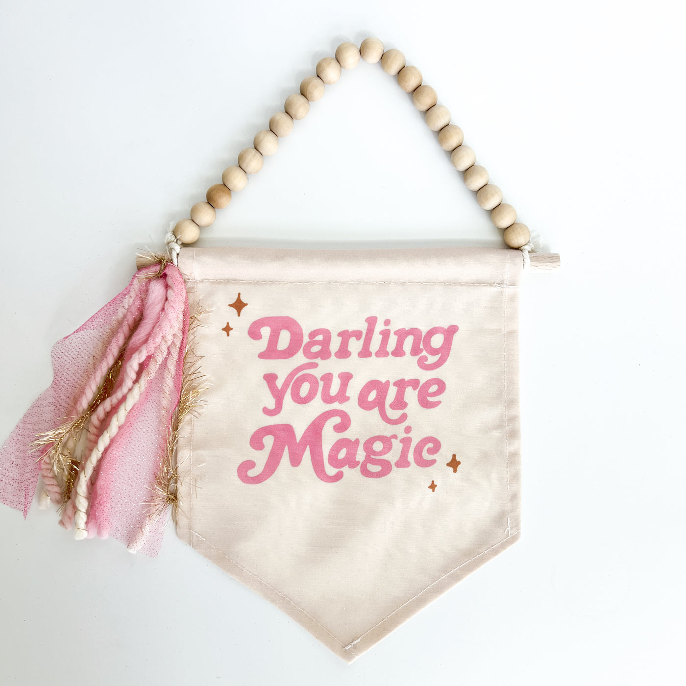 {Pink} Darling You are Magic Hang Sign