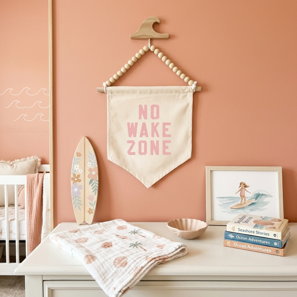 No Wake Zone Hang Sign