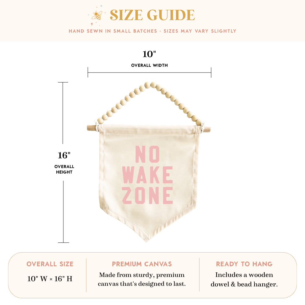 No Wake Zone Hang Sign