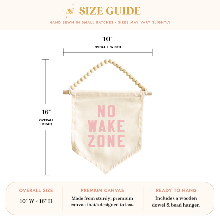No Wake Zone Hang Sign