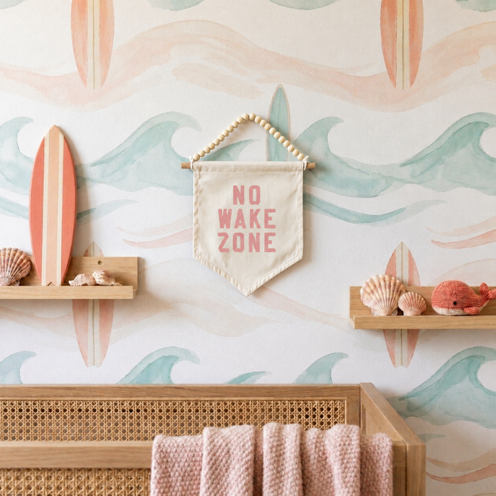 No Wake Zone Hang Sign