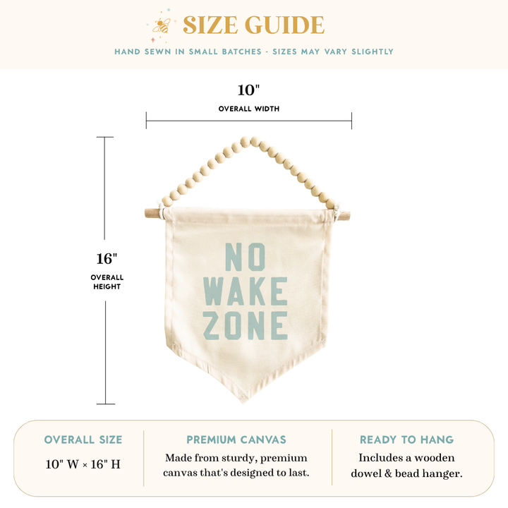 No Wake Zone Hang Sign