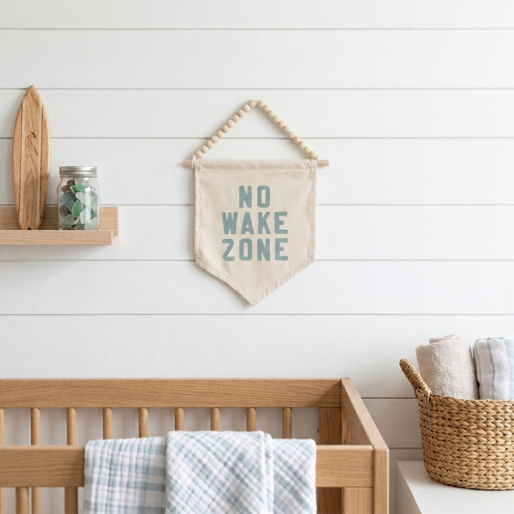 No Wake Zone Hang Sign