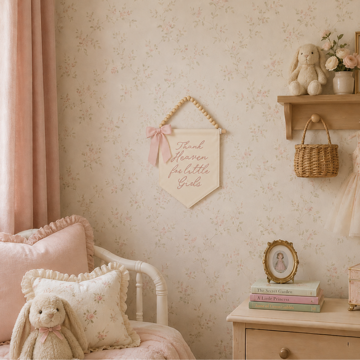 Thank Heaven for Little Girls Hang Sign