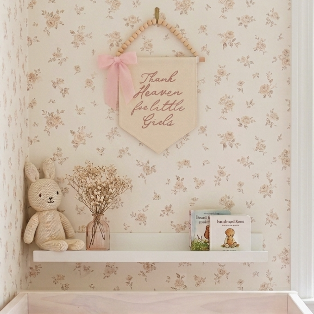Thank Heaven for Little Girls Hang Sign