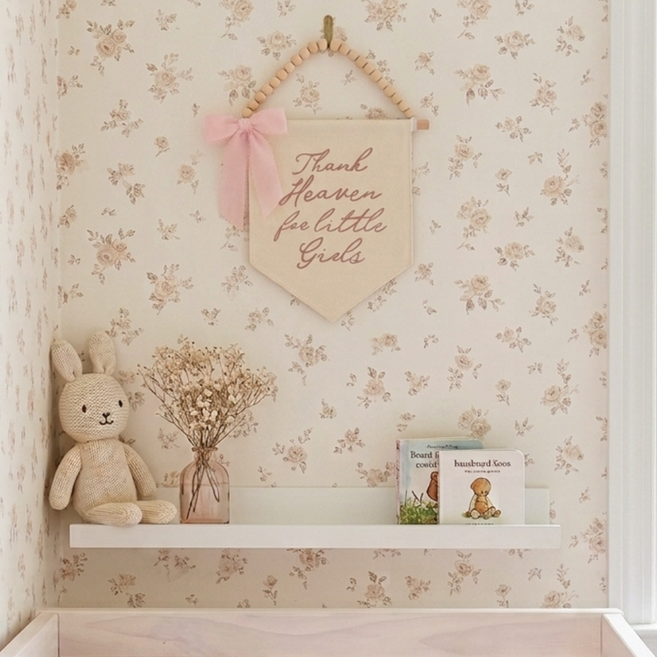 Thank Heaven for Little Girls Hang Sign