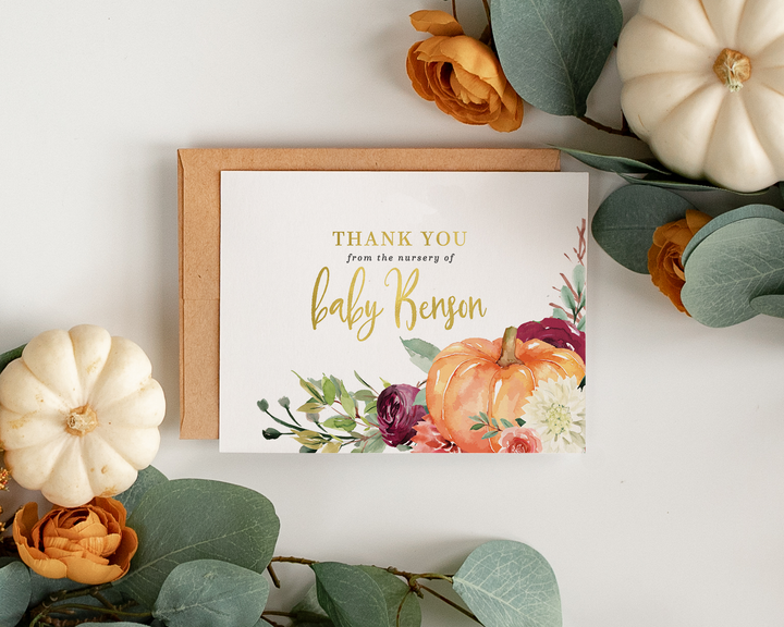 Fall Baby Shower Invitation