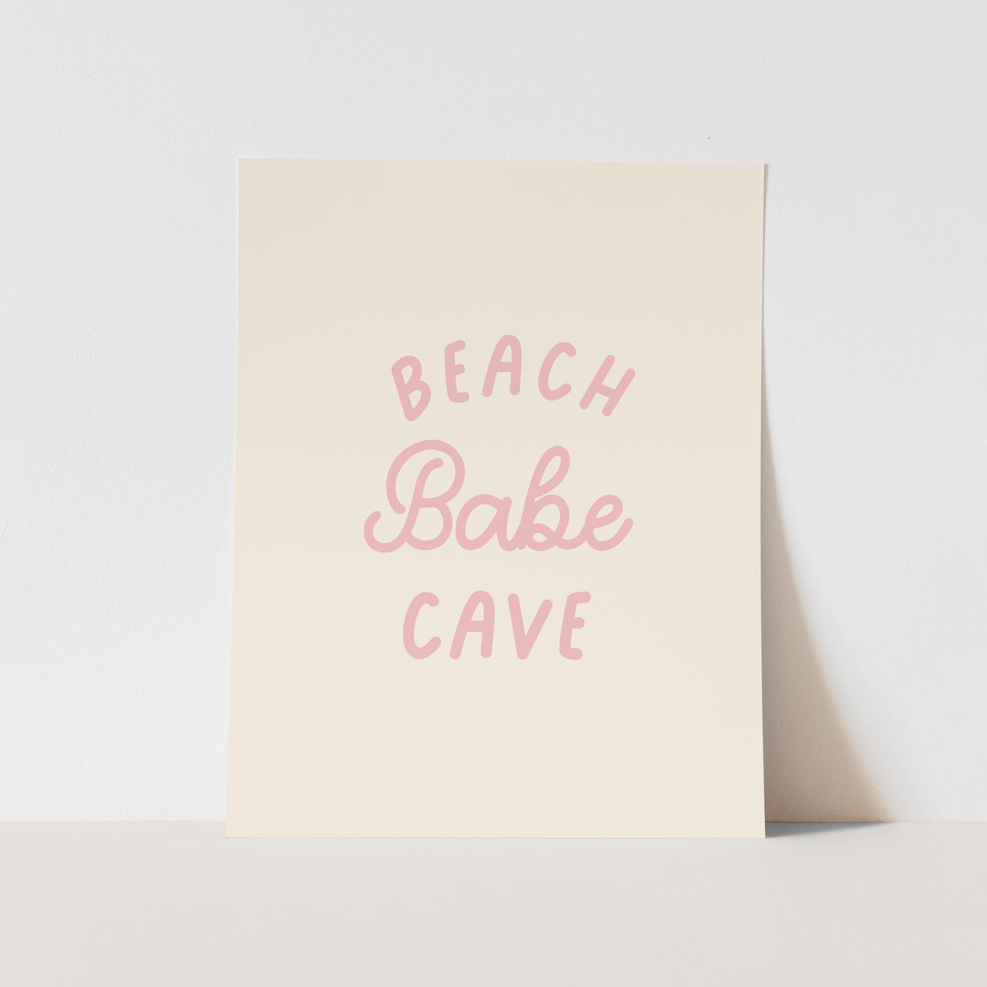 Art Print: Beach Babe Cave