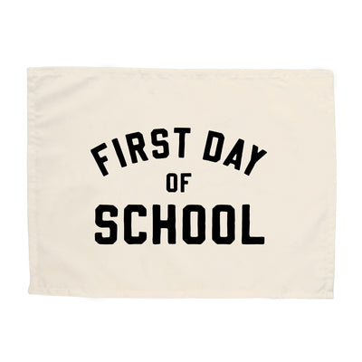 {Black + Natural} First Day of School Banner