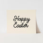 {Black} Happy Easter Art Print