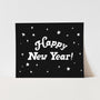 {Black} Happy New Year Art Print