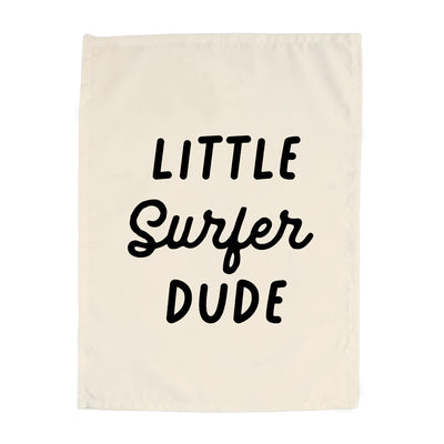{Black} Little Surfer Dude Banner