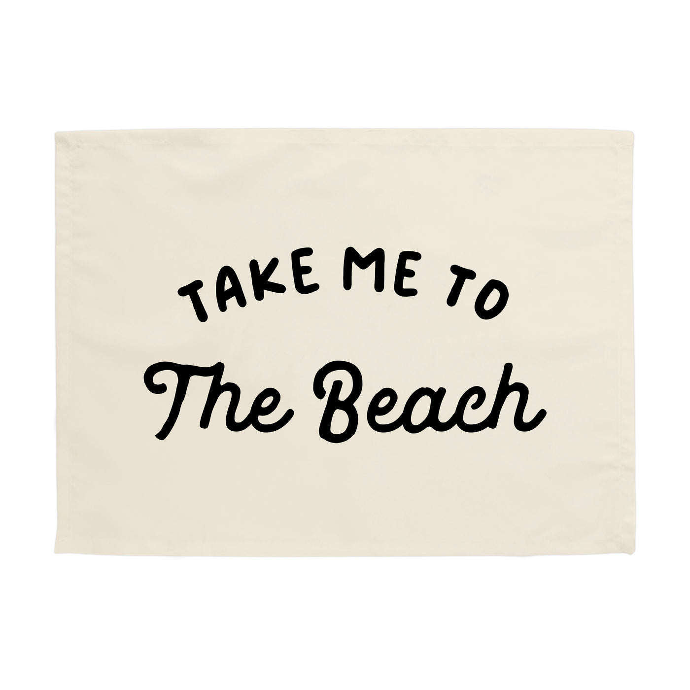 {Black} Take Me to the Beach Banner