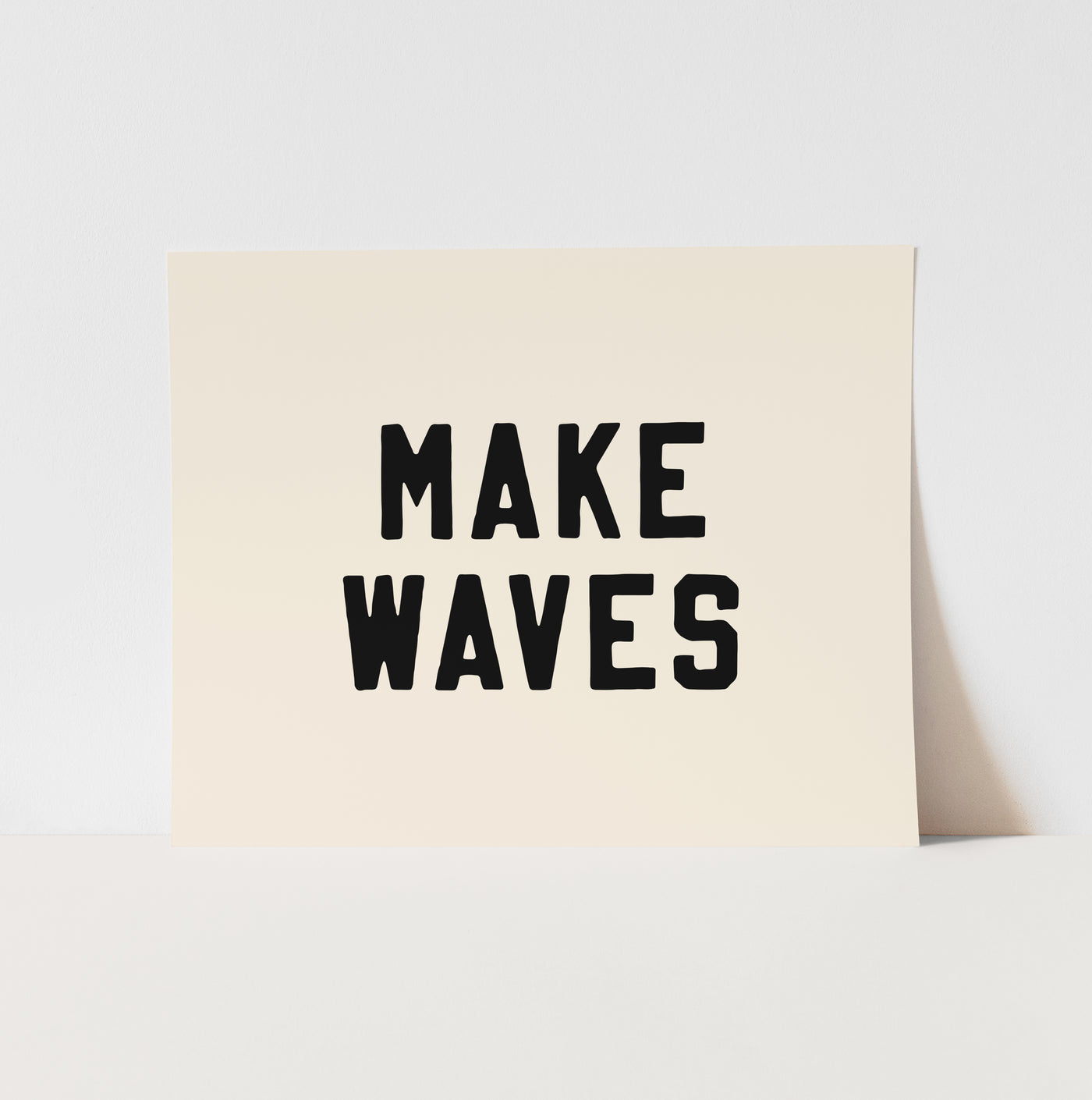 Art Print: {Black} Make Waves