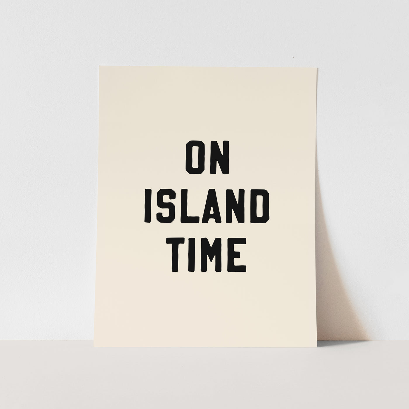 Art Print: {Black} On Island Time