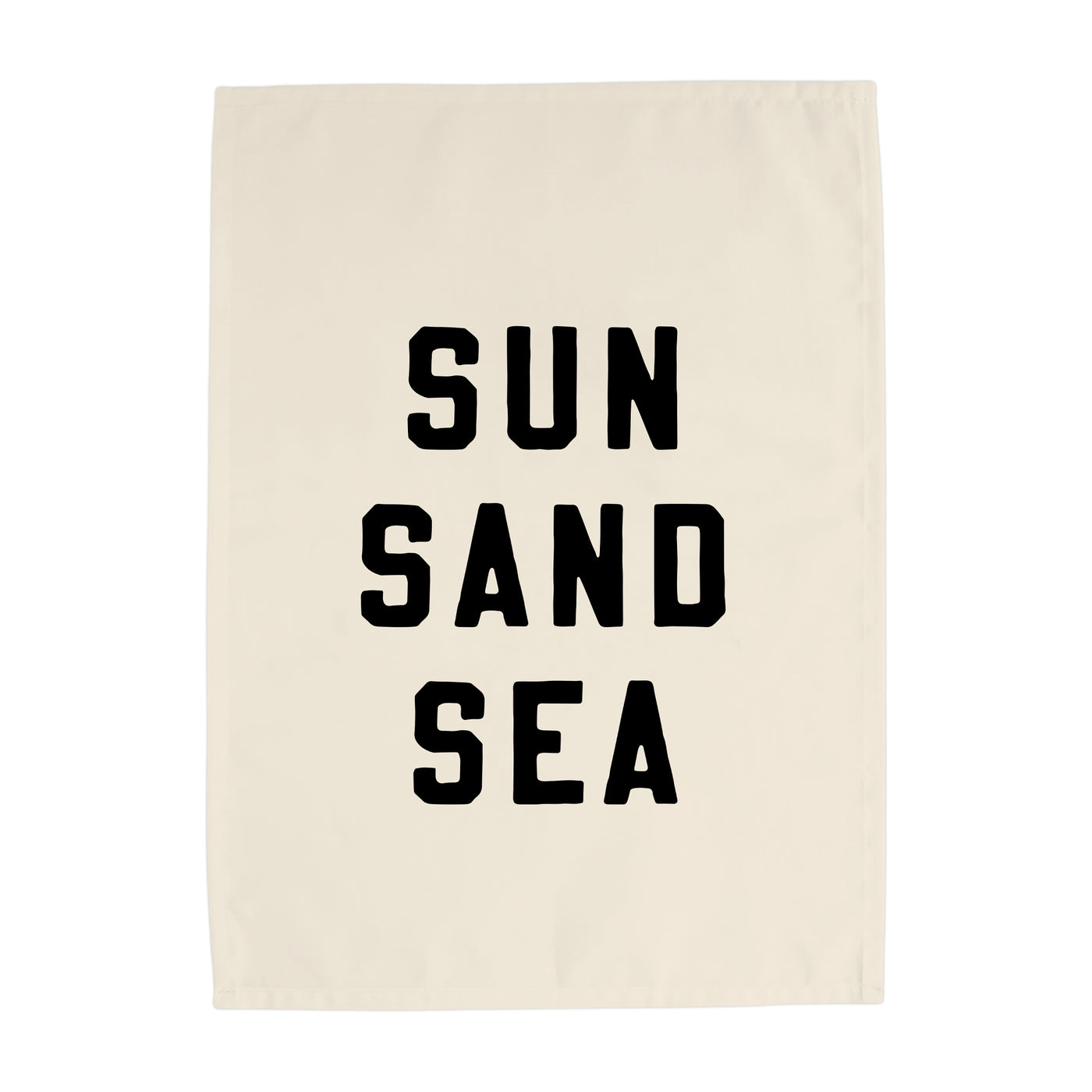 {Black} Sun Sand Sea Banner