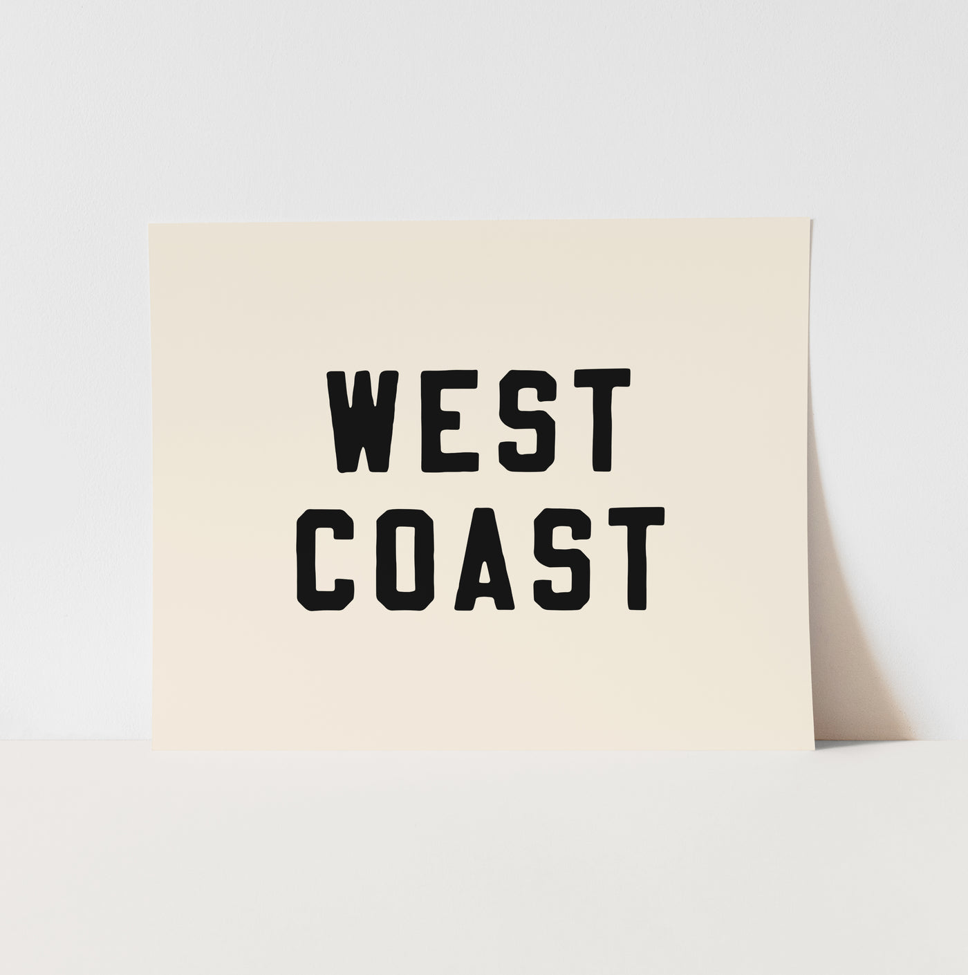 Art Print: {Black} West Coast