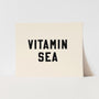 {Black} Vitamin Sea Art Print