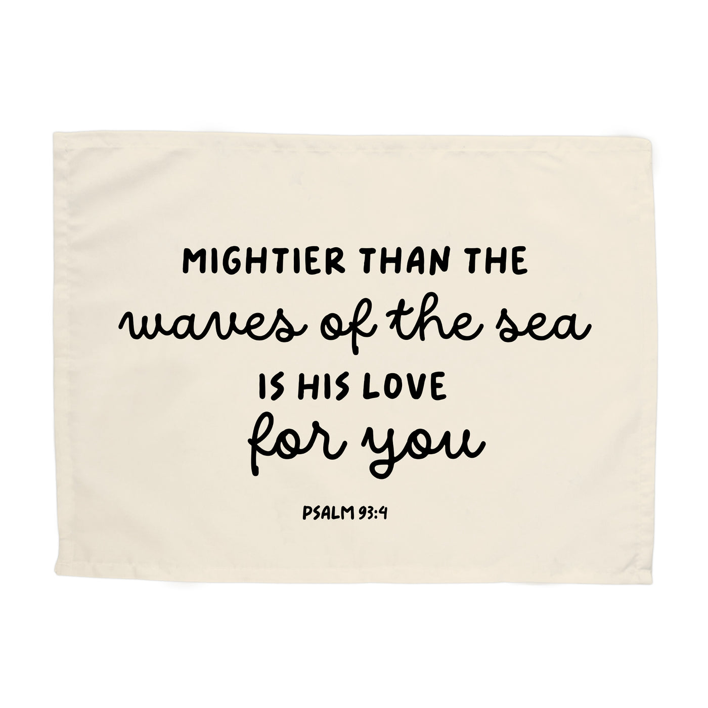 {Black} Mightier than the Waves Banner