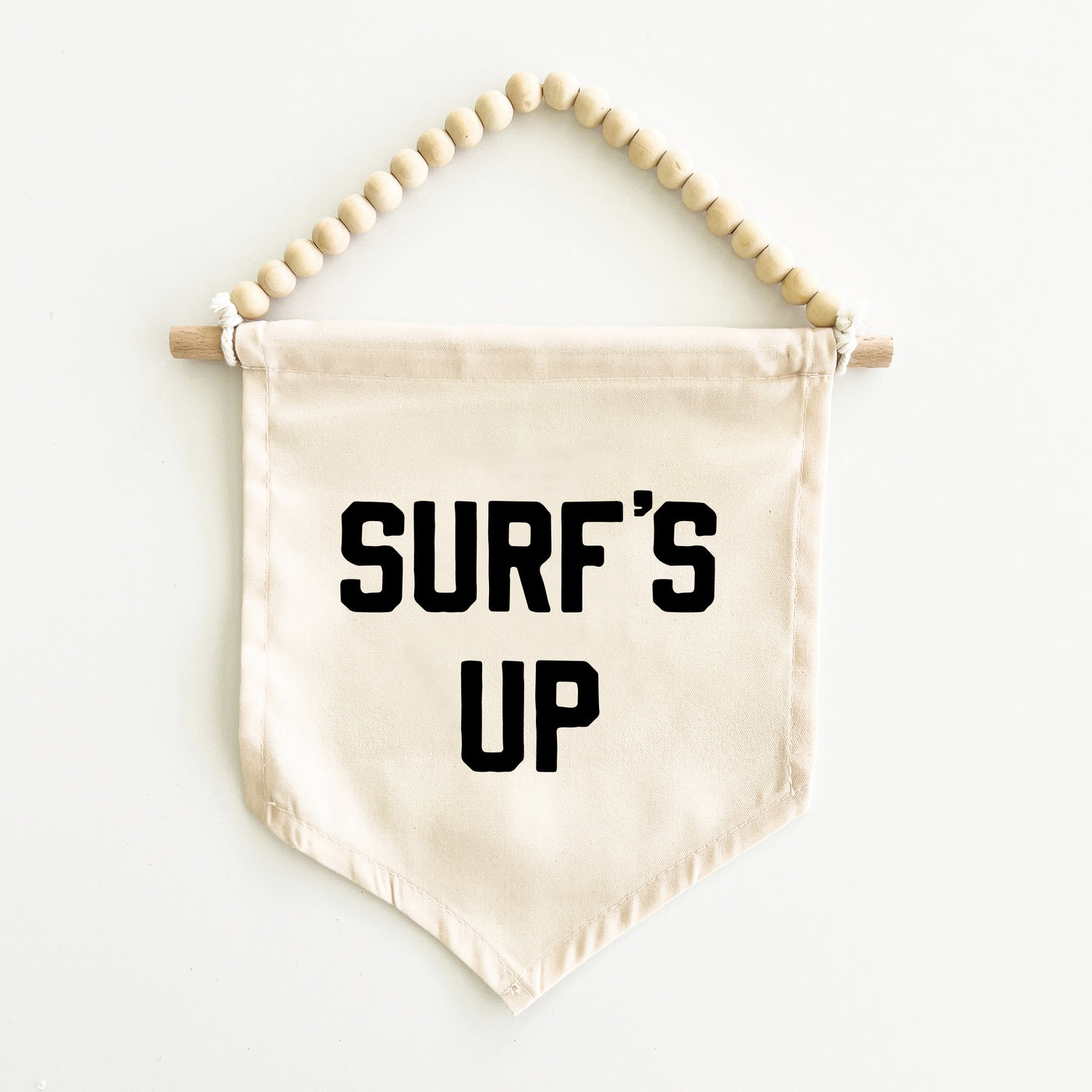 {Black} Surf's Up Hang Sign