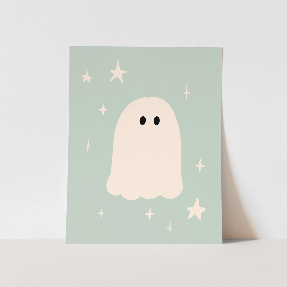 {Blue} Ghost Art Print