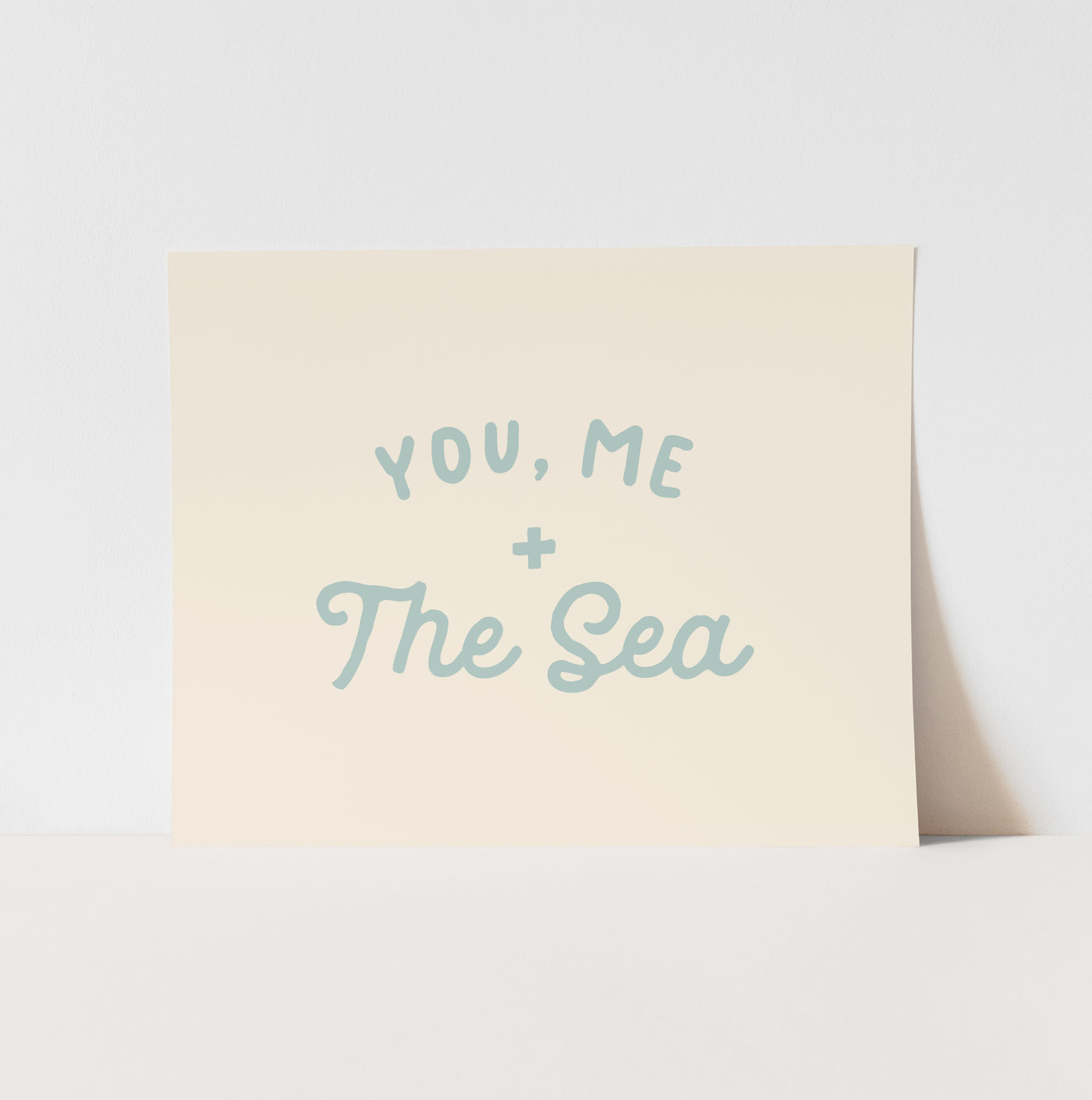 Art Print: {Tidal Blue} You, Me & The Sea