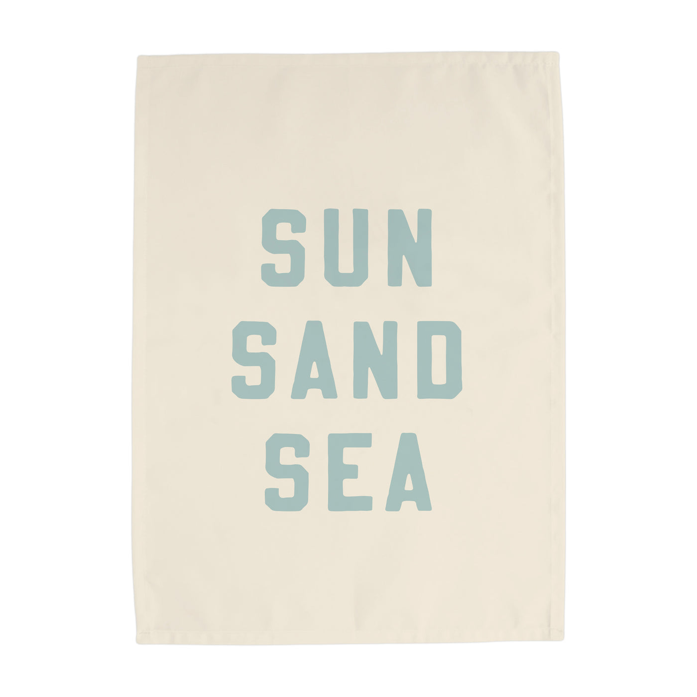 {Tidal Blue} Sun Sand Sea Banner