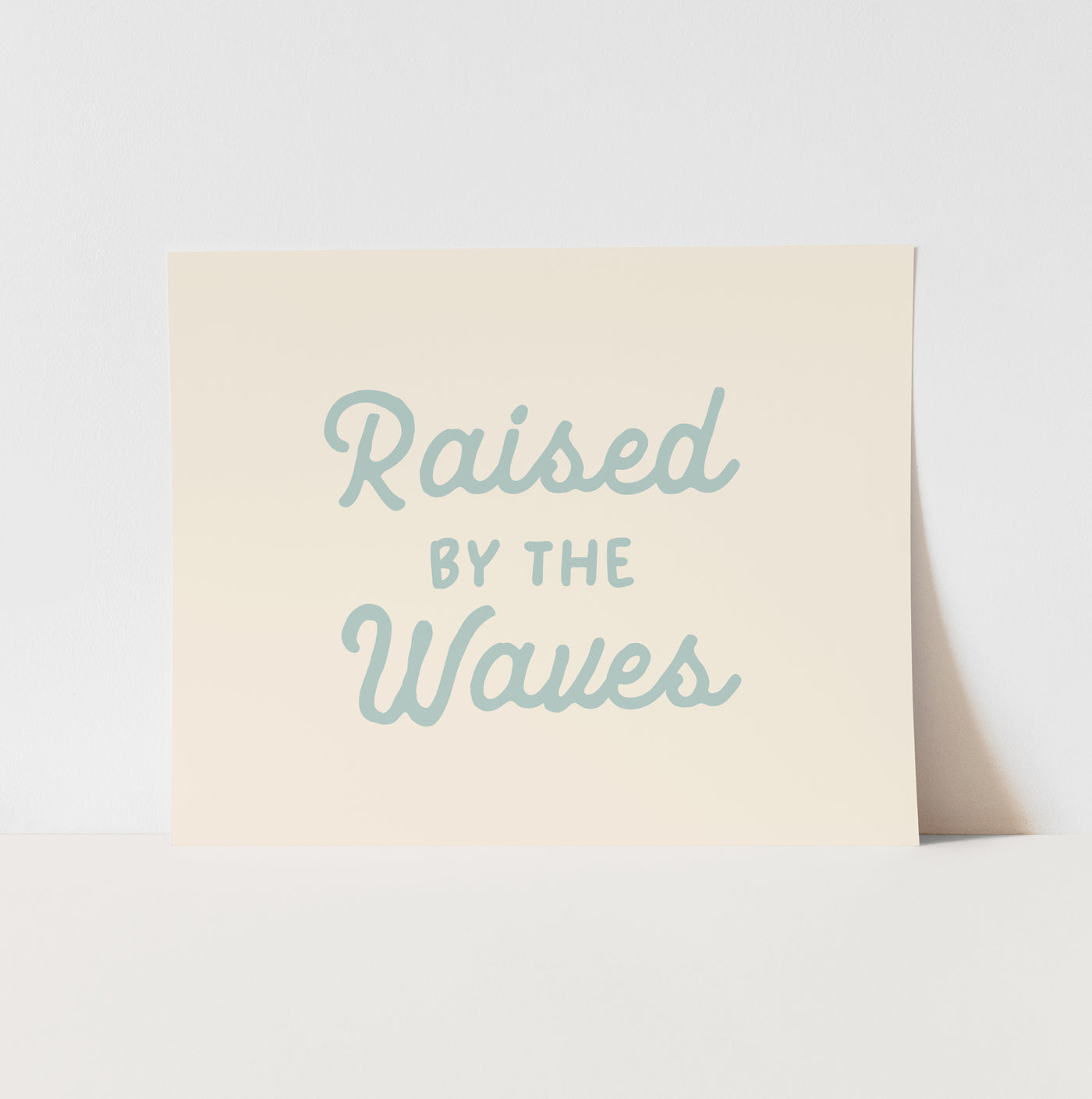 Art Print: {Tidal Blue} Raised by the Waves