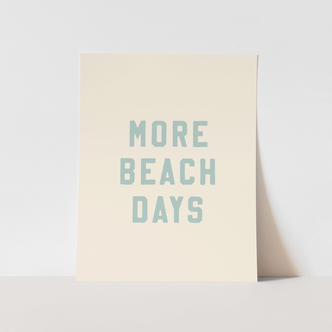 Art Print: {Tidal Blue} More Beach Days