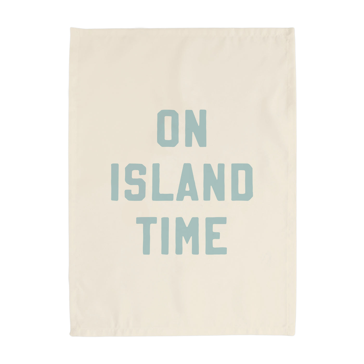 {Tidal Blue} On Island Time Banner